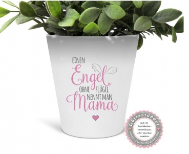 zauberhafter Blumentopf Blumenvase Engel Flügel Mama Muttertag Geburtstag Geschenk, Mitbringsel....von Lüttentüddel®